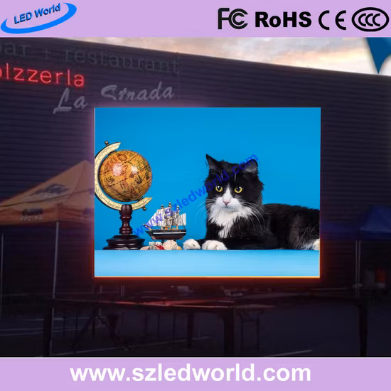 P7.81 32 스캔 풀 컬러 높은 재생률 실내 HD LED 스크린, 비디오 월, 투명 LED 패널 디스플레이, 광고 게시판