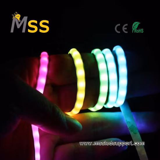 스마트 풀 컬러 프로그래밍 가능 60/120/144 LED 디지털 RGB/화이트 Ucs1903 Ws2811 Sm16703 KTV 나이트 클럽용 RGB 픽셀 LED 스트립