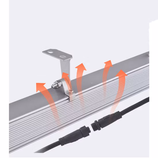 중국 공장 IP67 방수 24V 야외 LED 스트립 구부릴 수 있는 DMX RGB LED 벽 세탁기