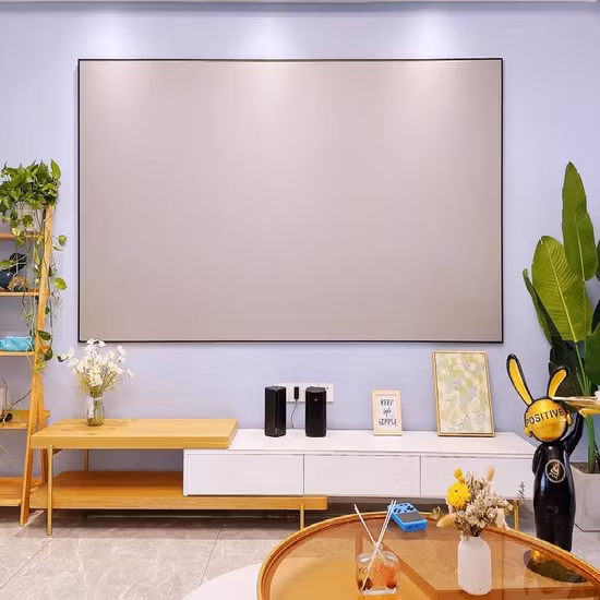 16 9 133인치 음향 투명 스크린(고정 프레임 포함)